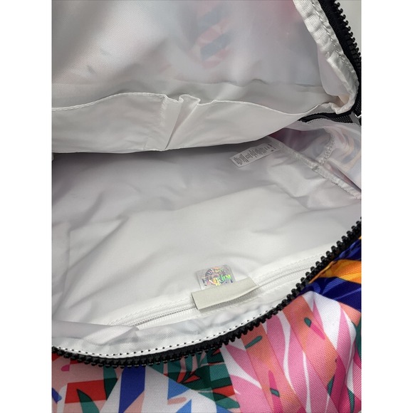 Kipling Chuwy Backpack Bookbag Tropical Patchwork Garden Book Bag Adjustable NWT main image 7
